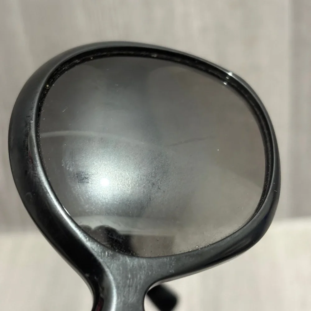 Emilio Pucci EP631S 001 Black Oversized Round Sunglasses Made in Italy Vintage
